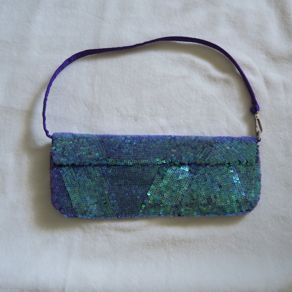 Armani Exchange Sequin Glitter Clutch